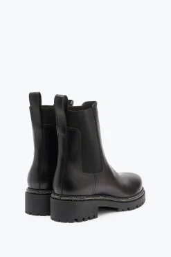 Bottes En Cuir Noir Bika