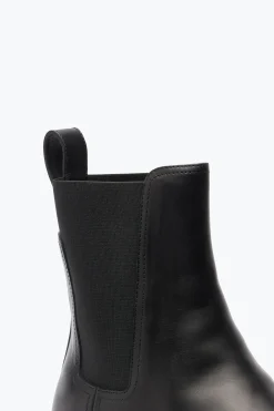 Bottes En Cuir Noir Bika