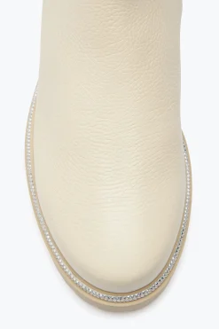 Bottine Cleo blanc en cuir 25