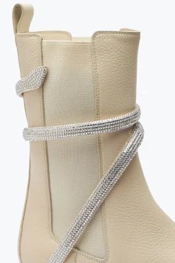 Bottine Cleo blanc en cuir 25