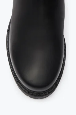 Bottine Cleo Noire Avec Cristaux 25