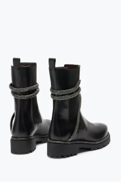 Bottines Motardes Noires Cleo Combat