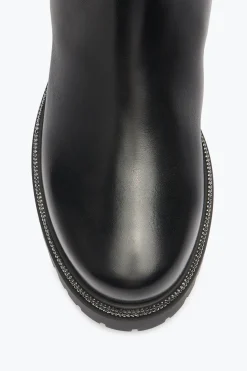 Bottines Motardes Noires Cleo Combat