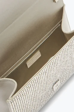 Clutch Orné De Bijoux Argent Aida
