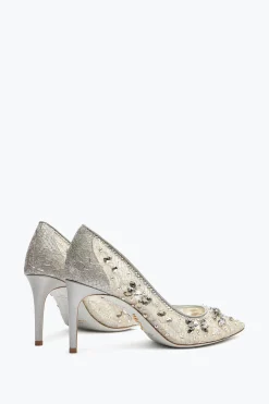Escarpin Cinderella Argent 80