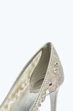 Escarpin Cinderella Argent 80