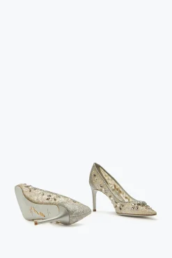 Escarpin Cinderella Argent 80