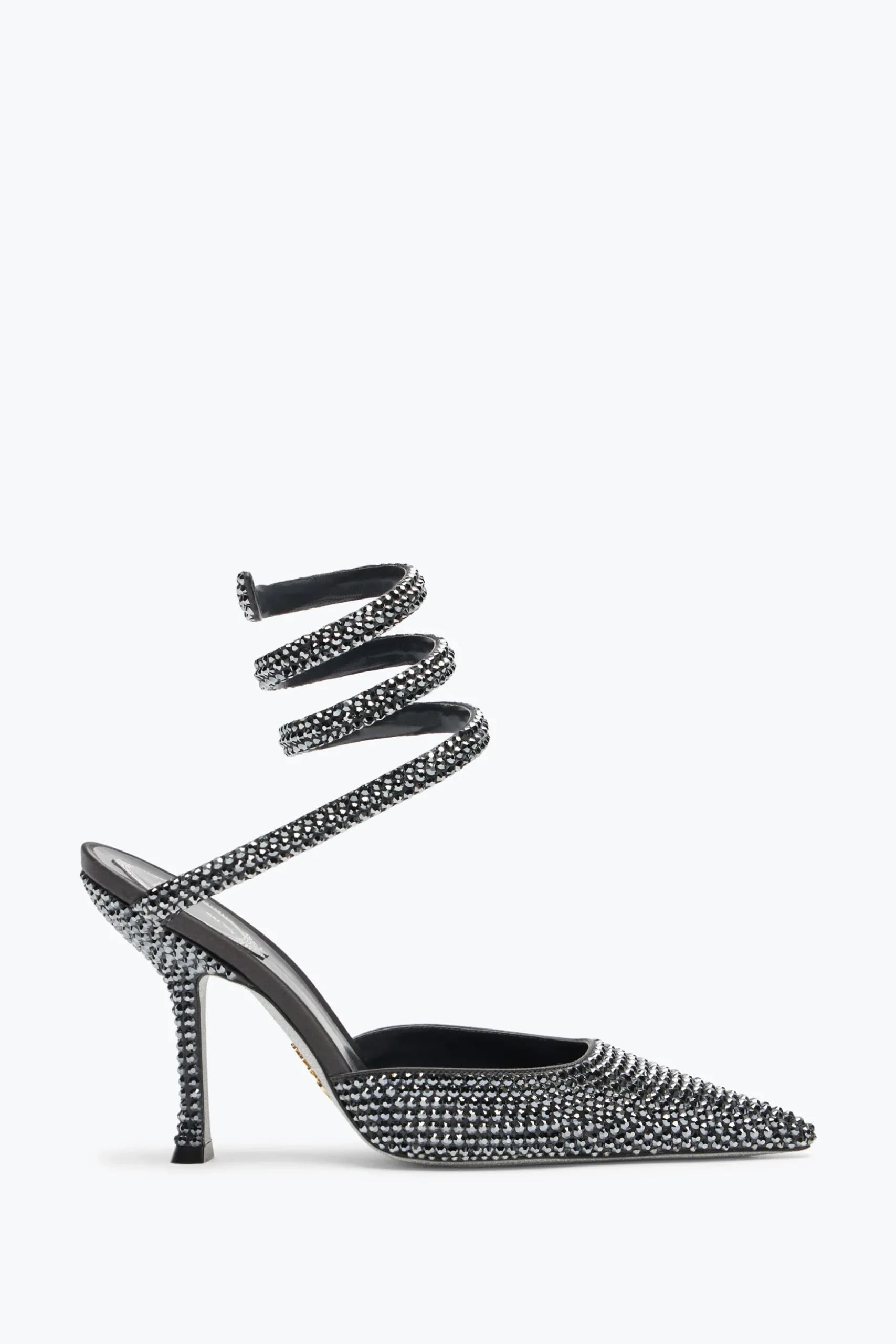 Escarpin Cleo Anthracite Avec Cristaux 105