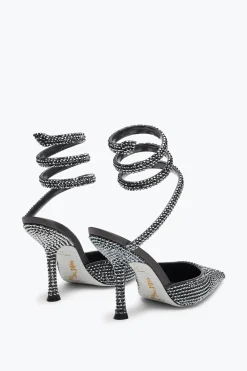 Escarpin Cleo Anthracite Avec Cristaux 105