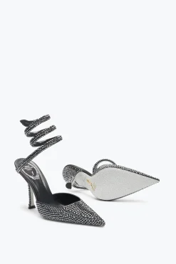Escarpin Cleo Anthracite Avec Cristaux 105