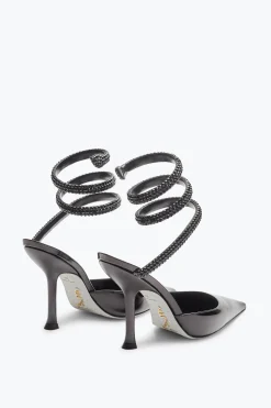 Escarpin Cleo Noir Avec Cristaux 105