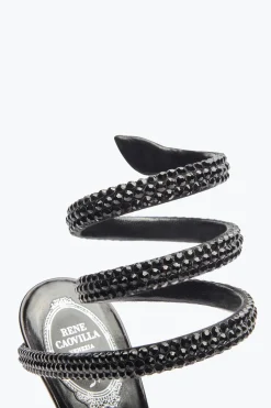 Escarpin Cleo Noir Avec Cristaux 105