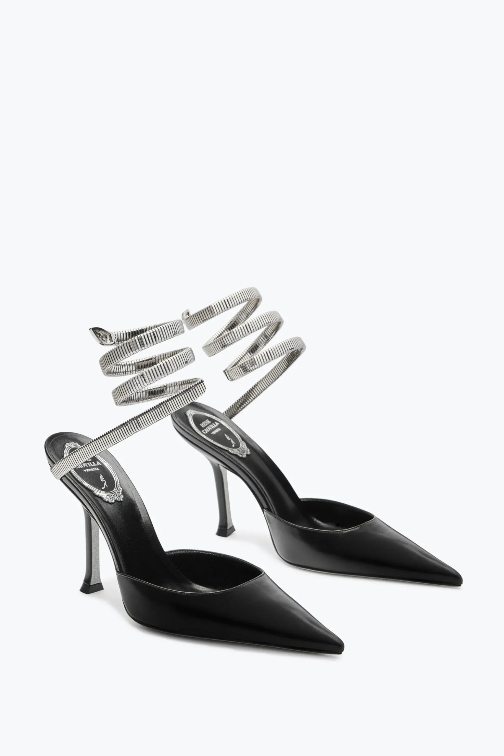 Escarpin Juniper noir et argent 105