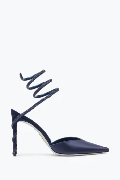 Escarpin Margot bleu nuit 105