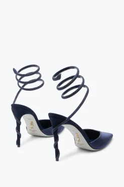 Escarpin Margot bleu nuit 105
