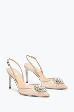 Escarpin slingback Barbara nude 80