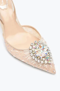 Escarpin slingback Barbara nude 80