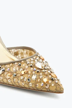 Escarpin Slingback Cinderella Bronze 80