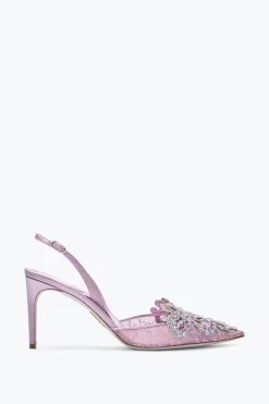 Escarpin slingback Veneziana lilas 80