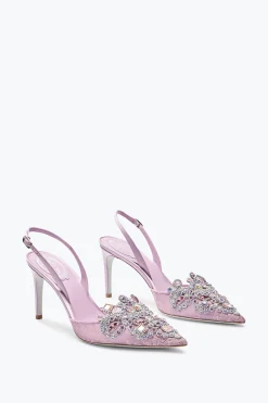 Escarpin slingback Veneziana lilas 80