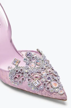 Escarpin slingback Veneziana lilas 80