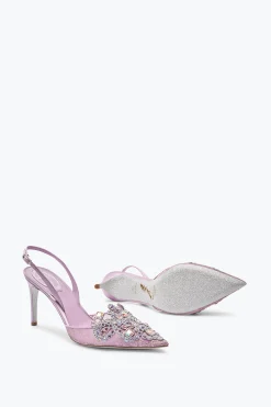 Escarpin slingback Veneziana lilas 80