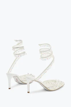 Escarpins Bijoux En Blanc Chandelier 75