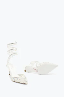 Escarpins Bijoux En Blanc Chandelier 75