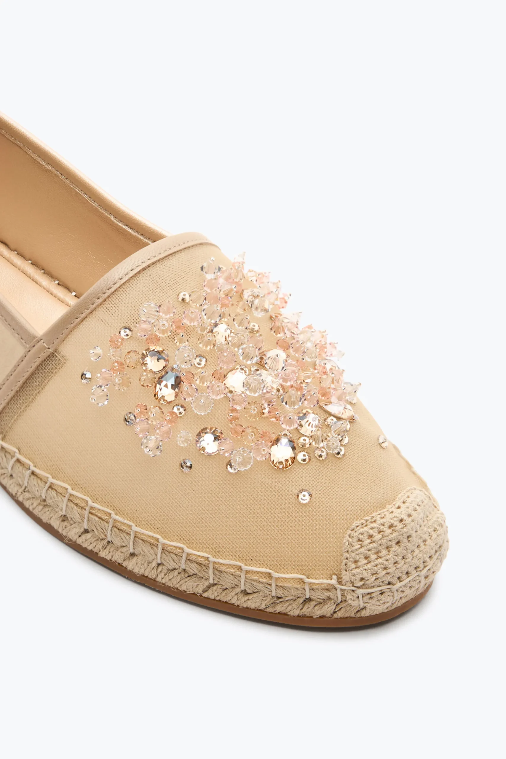 ESPADRILLE EDEN NUDE AVEC CRISTAUX 10