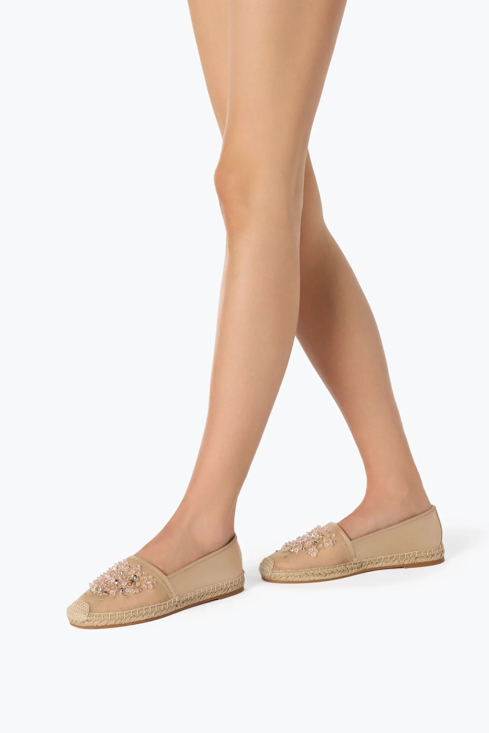 ESPADRILLE EDEN NUDE AVEC CRISTAUX 10