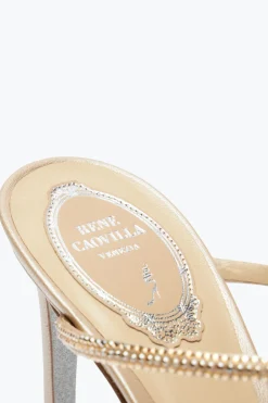 Mule Caterina champagne 80
