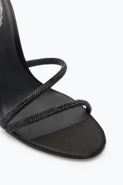 Mule Irina Noire Avec Cristaux 105