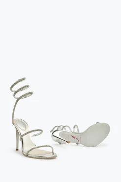 Sandale Argent Avec Cristaux Cleo 105