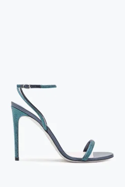 Sandale Bleu Avec Cristaux Ellabrita 105