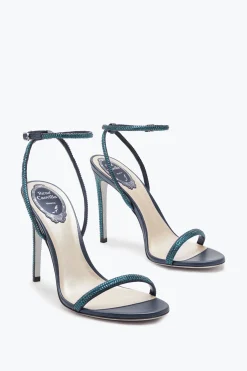 Sandale Bleu Avec Cristaux Ellabrita 105