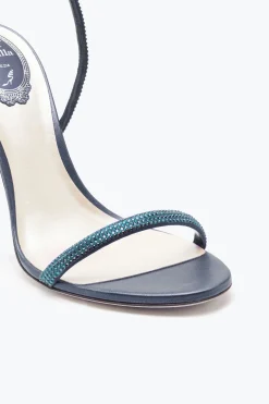 Sandale Bleu Avec Cristaux Ellabrita 105