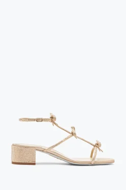 Sandale Caterina Beige Cristaux 35