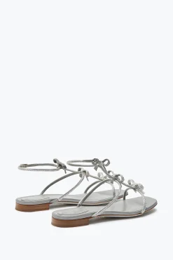 Sandale Caterina Gris Perle Avec Cristaux 10