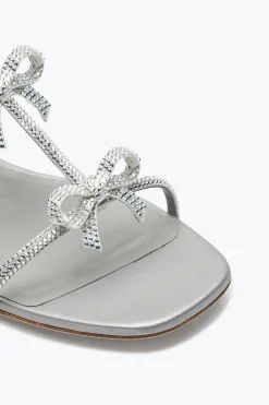 Sandale Caterina Gris Perle Avec Cristaux 10