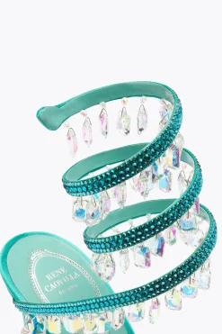 Sandale Chandelier aigue-marine 105