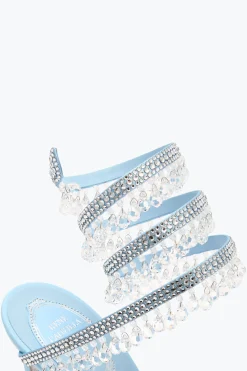 SANDALE CHANDELIER BLEU CIEL 105