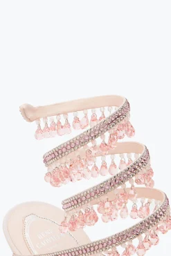 Sandale Chandelier rose poudré 105