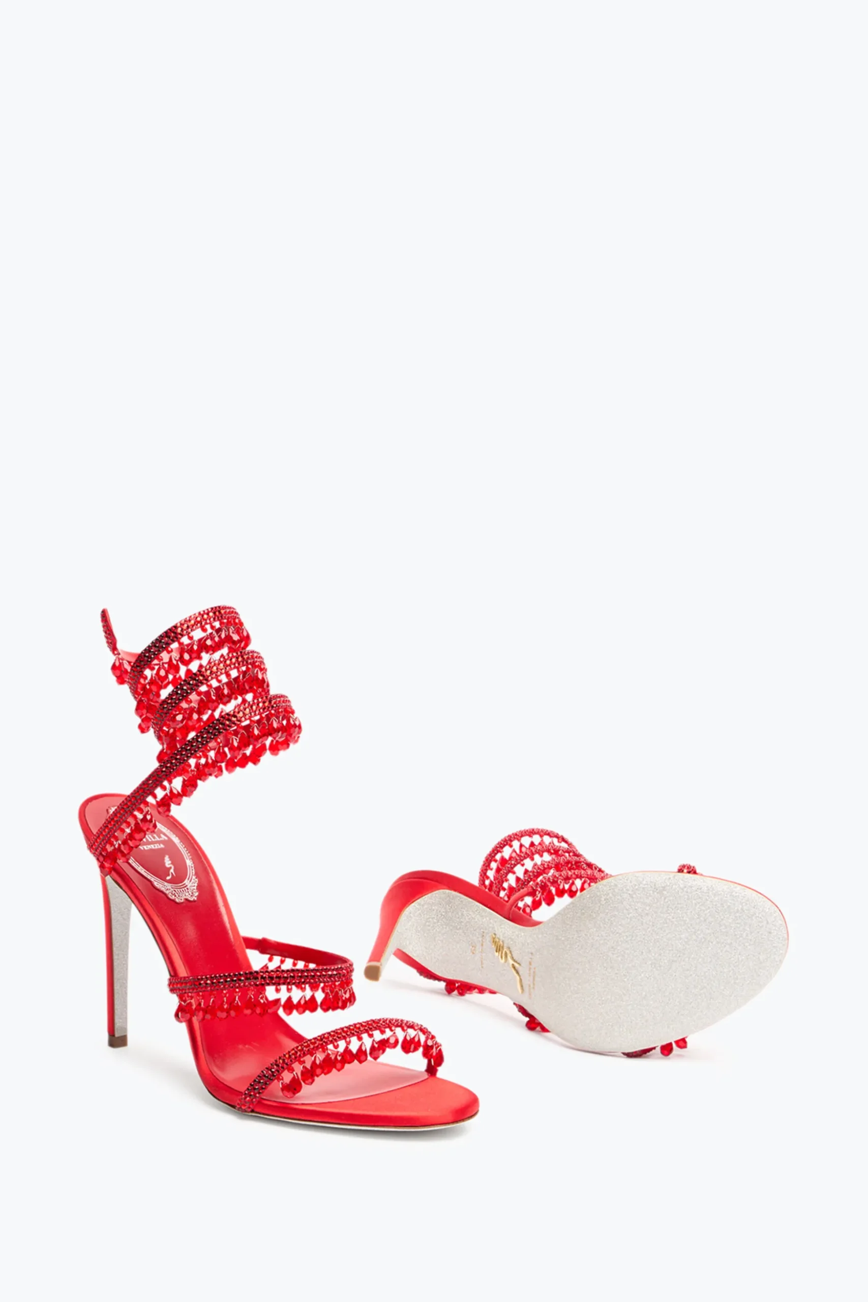SANDALE CHANDELIER ROUGE 105