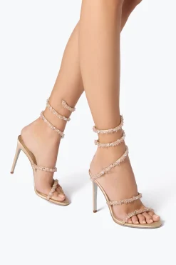 Sandale Cinderella Nude Avec Serpent 105