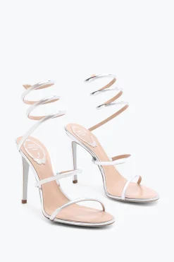 Sandale Cleo argent métallisé 105