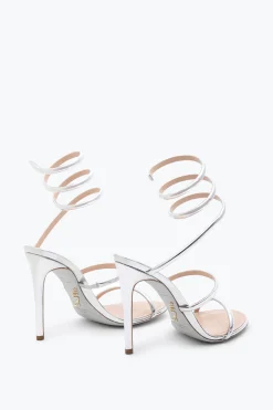 Sandale Cleo argent métallisé 105