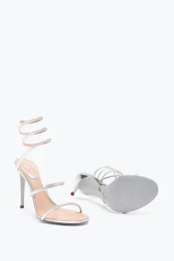 Sandale Cleo argent métallisé 105
