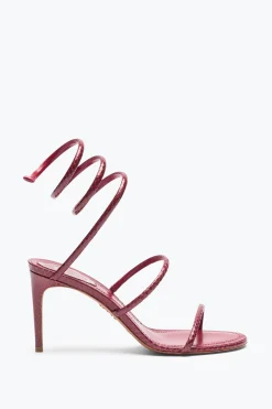 SANDALE CLEO EN CUIR D’AYERS BORDEAUX 80