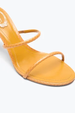SANDALE CLEO EN CUIR D’AYERS AMBRE 80