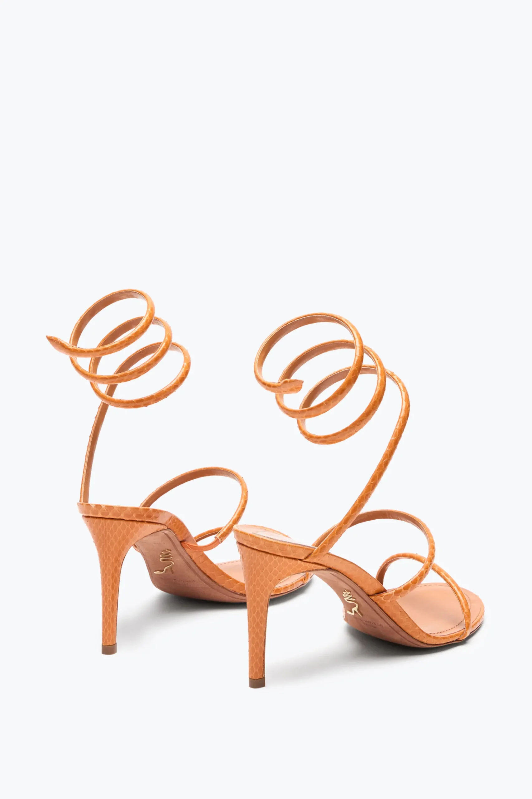SANDALE CLEO EN CUIR D’AYERS COGNAC 80